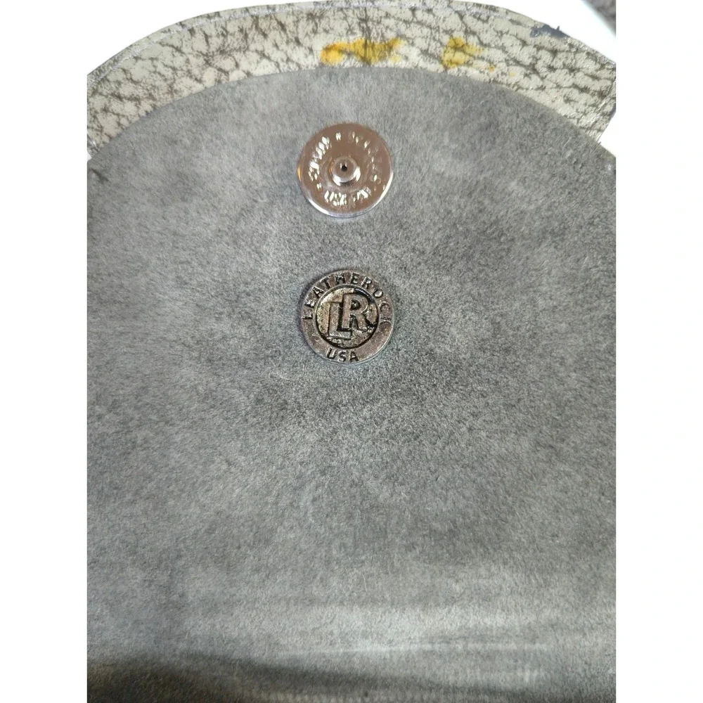 LEATHERROCK USA Women Crossbody Messenger Bag Jeweled Maltese Cross Edgy Goth